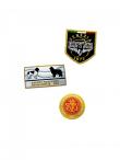 Patches termoadesivi oro/argento 