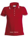 Polo donna m/c profili colore Skipper Lady Payper