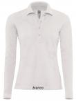 Polo donna m/l Safran pure B&C