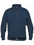 Felpa zip corta Basic Half Zip Clique