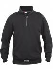 Felpa zip corta Basic Half Zip Clique