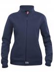 Felpa donna zip lunga Basic Cardigan Ladies Clique 