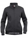Felpa donna zip lunga Basic Cardigan Ladies Clique 