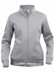 Felpa donna zip lunga Basic Cardigan Ladies Clique 
