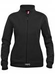 Felpa donna zip lunga Basic Cardigan Ladies Clique 