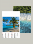 Calendario illustrato art. 211 Saturno Tropici 6 fogli cm 32x49