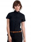 Camicia donna m/c elasticizzata Black Tie B&C