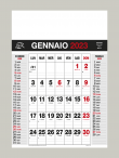 Calendario Olandese art. 880 12 fogli cm 34x49