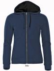 Felpa donna Classic Hoody Full Zip Ladies Clique