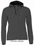 Felpa donna Classic Hoody Full Zip Ladies Clique