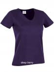 T-shirt donna m/c scollo a V ST2700 Stedman