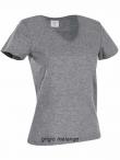 T-shirt donna m/c scollo a V ST2700 Stedman