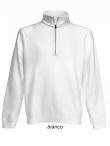 Felpa Classic zip Neck Sweat Fruit of the Loom