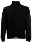 Felpa Classic zip Neck Sweat Fruit of the Loom