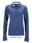 Polo donna m/l JN713 James & Nicholson