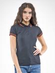 Polo donna m/c Sissi Black Line Myday