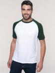 T-shirt bicolore m/c Baseball Kariban