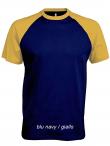 T-shirt bicolore m/c Baseball Kariban