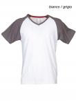 T-shirt m/c scollo a V Raffaello JRC