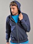 Felpa stretch con cappuccio zip lunga IT4270 Vesti - Made in Italy