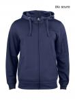 Felpa tecnica Basic Active Hoody Full Zip Clique