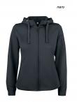 Felpa donna tecnica c/cappuccio Basic Active Hoody Full zip Ladies Clique