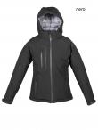 Giubbotto donna imbottito in softshell 3 strati Cervinia Lady JRC