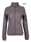 Felpa donna zip lunga New Italy Lady JRC 