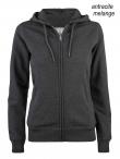 Felpa donna con cappuccio Premium OC Hoody Full zip lady Clique