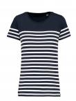 T-shirt donna m/c alla marinara cotone Bio K3034 Kariban