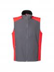 Gilet bicolore in soft shell CAMPIGLIO