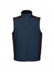 Gilet bicolore in soft shell CAMPIGLIO