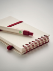 Notebook A6 in cartone del latte riciclato