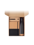 Set regalo sughero Notebook Penna Borraccia