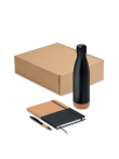Set regalo sughero Notebook Penna Borraccia