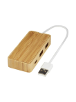 Hub USB in bamboo