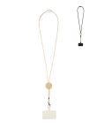 Portacellulare lanyard dettagli bamboo