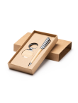 Set regalo Penna Portachiavi bamboo