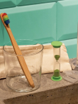 Set igiene Spazzolino con clessidra