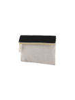 Pochette con tirazip in corda