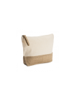 Pochette con fondo in juta